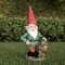 Lawn Gnome Statue Resin Outdoor Decor 14 Inch Garden Figurine For Flower Beds